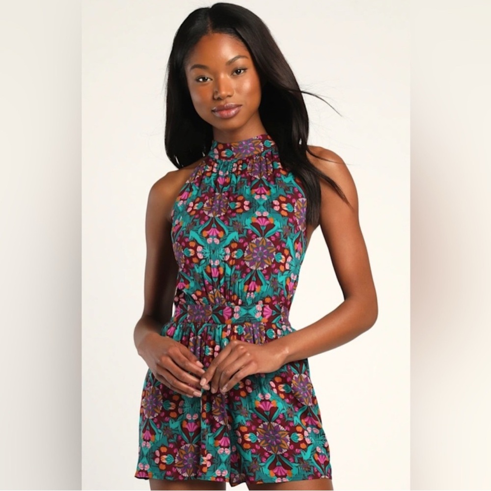 Free People Coral Tides Romper - Picture 6 of 10